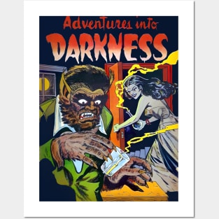 Adventure Into Darkness Vintage Comic Book Cover Art Posters and Art